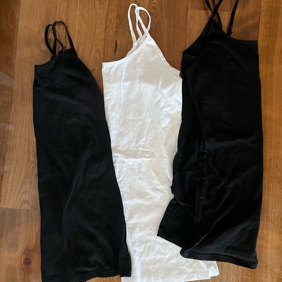 Tank top set of 3 Active Basics brand size L black/white - Picture 2 of 3